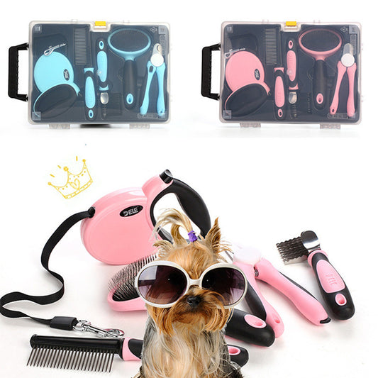 5‑Piece Pet Grooming & Cleaning Kit – All-in-One Care Set for Dogs & Cats