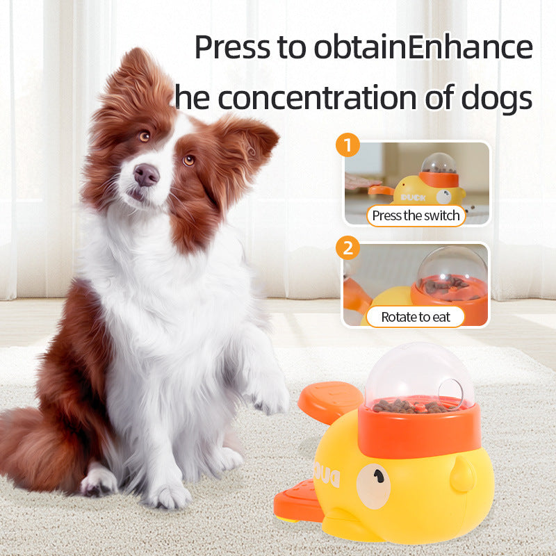 Brainy Duck Treat Dispenser – Slow-Feed Puzzle Fun for Dogs and Cats