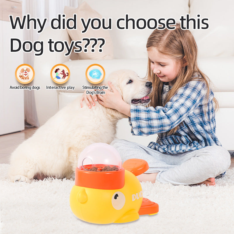 Brainy Duck Treat Dispenser – Slow-Feed Puzzle Fun for Dogs and Cats