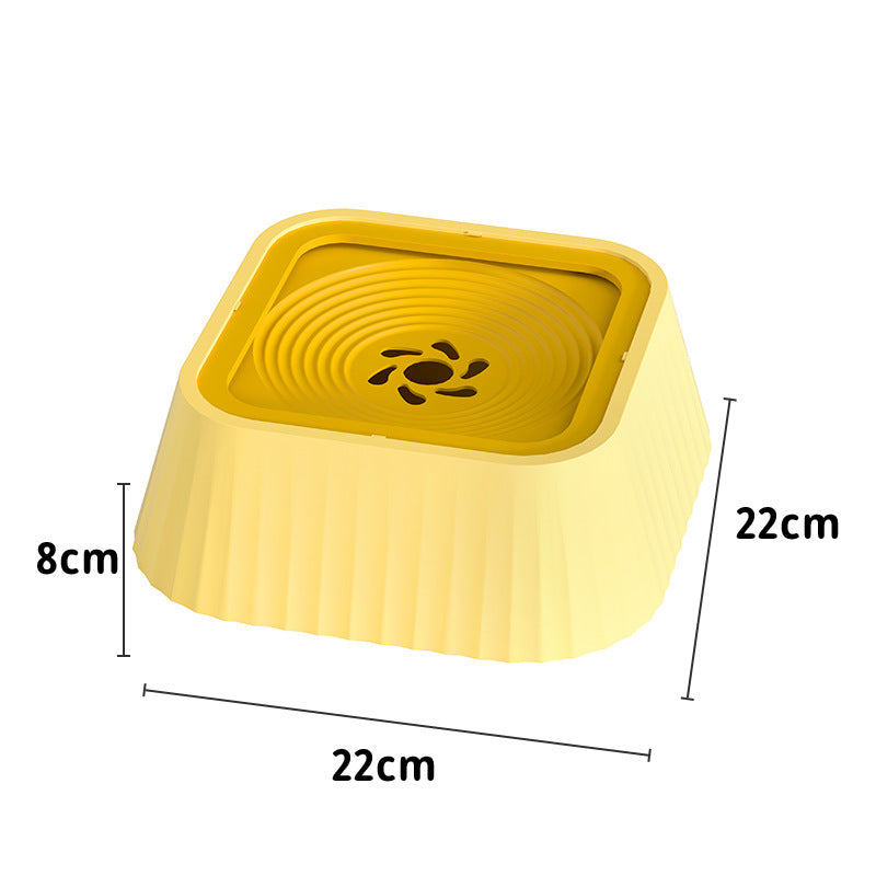 Zero‑Splash Floating Pet Bowl – Anti‑Mess Water Drinker for Dogs & Cats