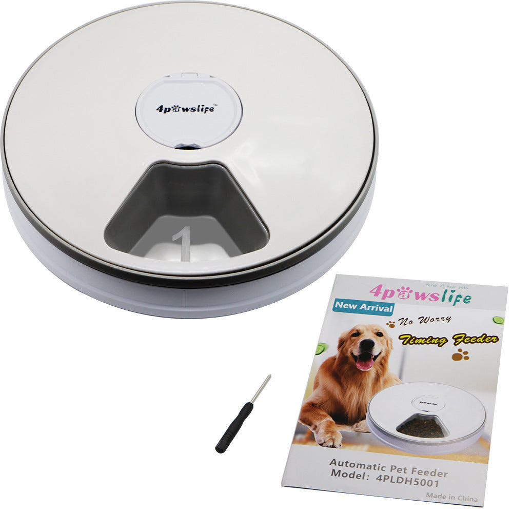 Smart Auto Pet Feeder – Scheduled Feeding Made Easy for Puppies & Kittens