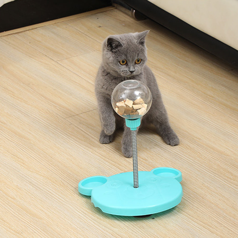 Self-Playing Tumbler Feeder – Interactive Swing Feeder Bowl for Pets