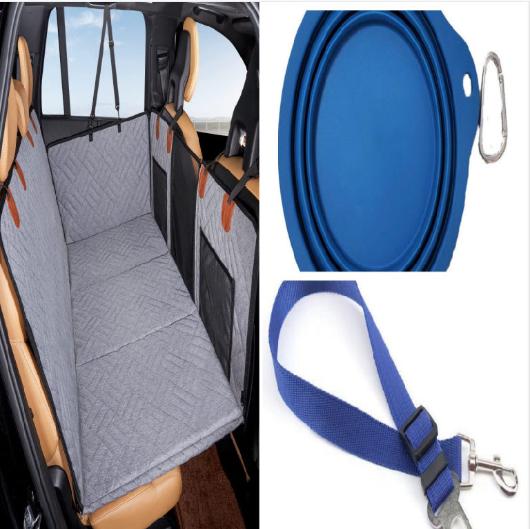 Travel-Proof Waterproof Dog Car Bed – Safe, Clean, and Cozy