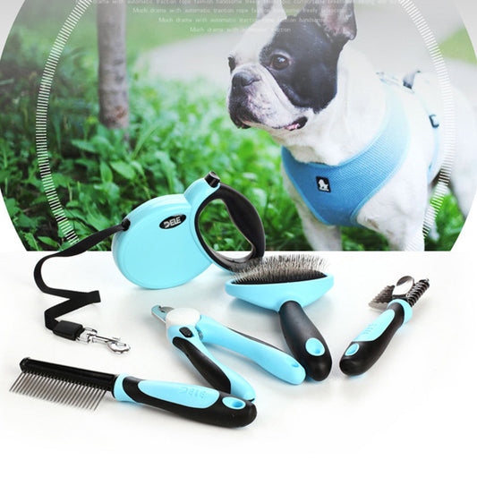 5‑Piece Pet Grooming & Cleaning Kit – All-in-One Care Set for Dogs & Cats
