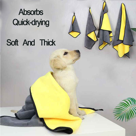 Ultra-Absorbent Pet Towel – Soft & Quick-Dry Microfiber