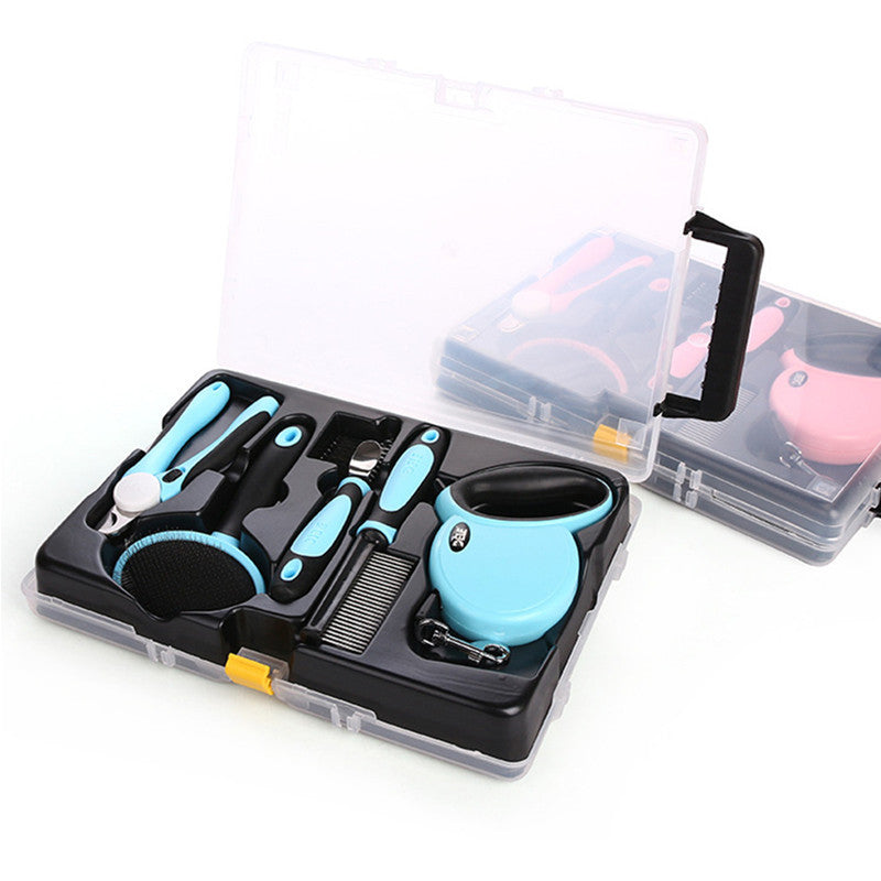 5‑Piece Pet Grooming & Cleaning Kit – All-in-One Care Set for Dogs & Cats