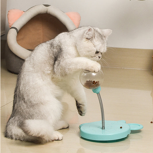 Self-Playing Tumbler Feeder – Interactive Swing Feeder Bowl for Pets