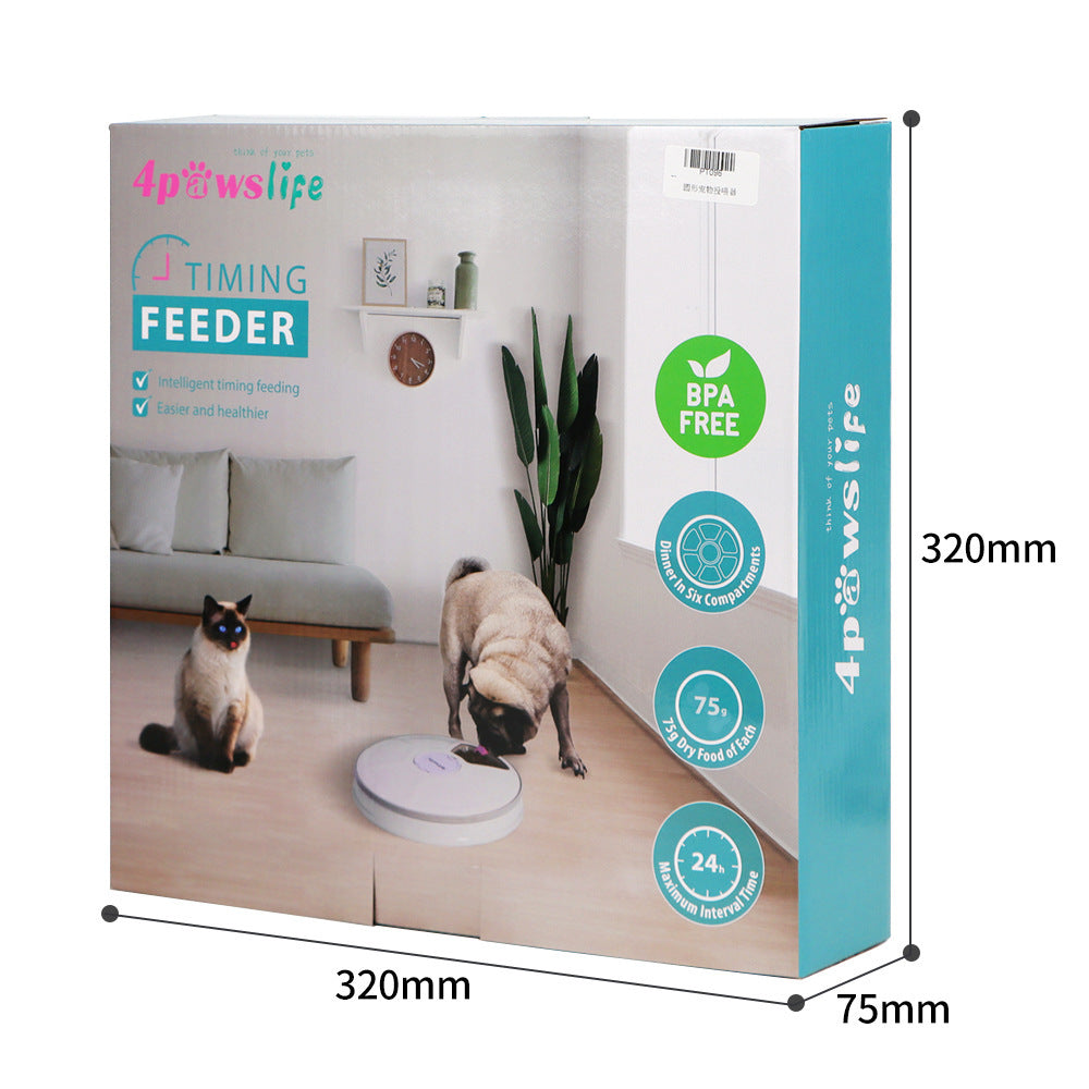 Smart Auto Pet Feeder – Scheduled Feeding Made Easy for Puppies & Kittens