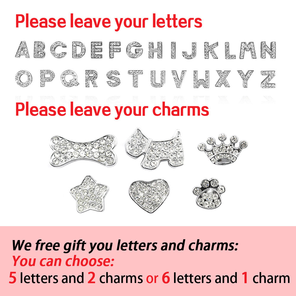 Customized Cat, Puppy and Small Dog Breed Collar Rhinestone.