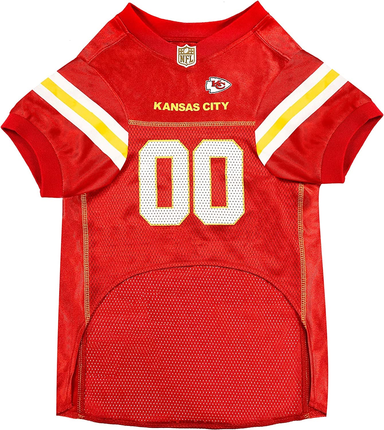 NFL Kansas City Chiefs Dog Jersey - Medium, Football Jersey Costume for Dogs