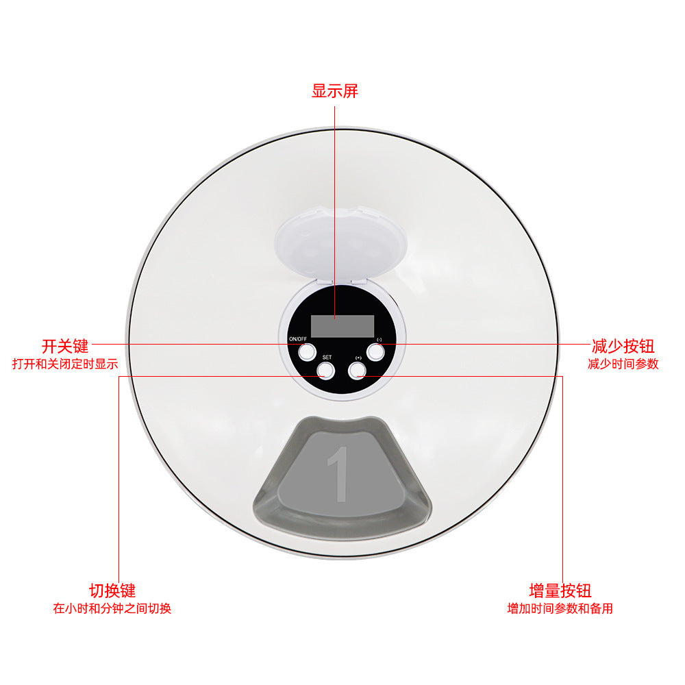 Smart Auto Pet Feeder – Scheduled Feeding Made Easy for Puppies & Kittens