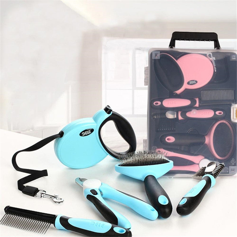 5‑Piece Pet Grooming & Cleaning Kit – All-in-One Care Set for Dogs & Cats