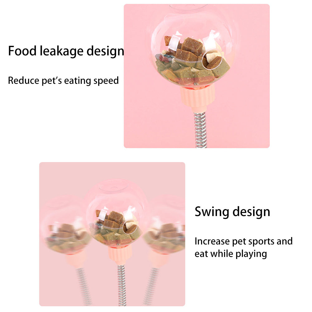 Self-Playing Tumbler Feeder – Interactive Swing Feeder Bowl for Pets