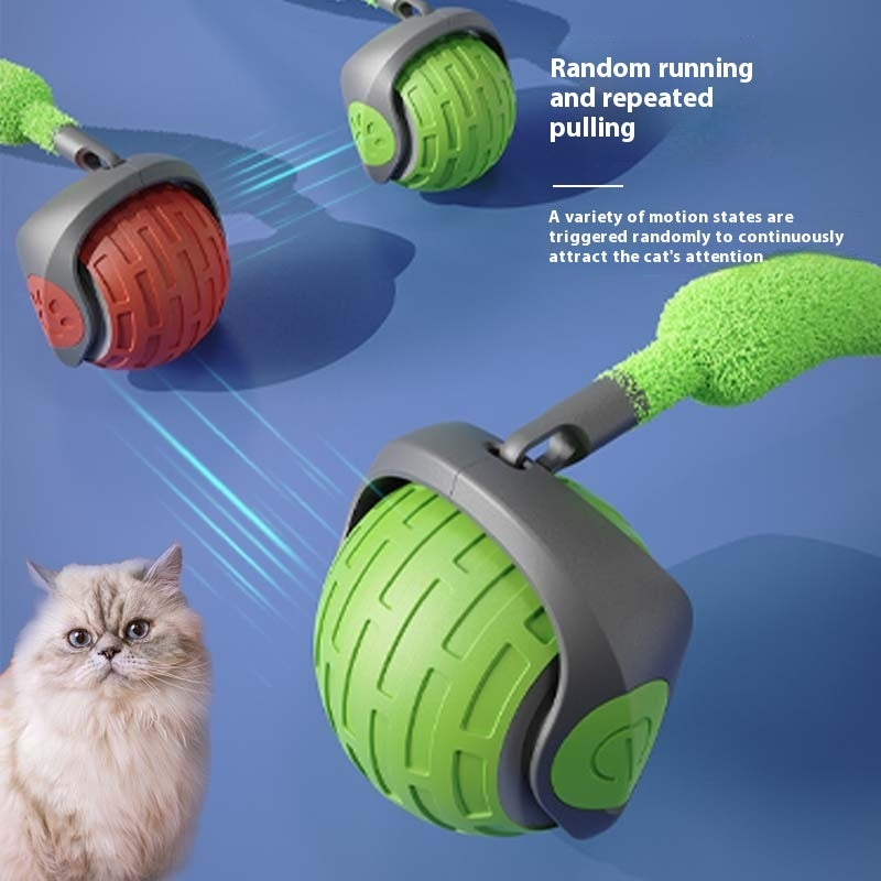 Smart Auto Rolling Ball – Interactive USB-Rechargeable Cat Toy