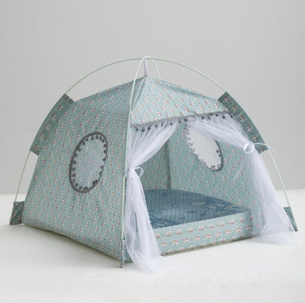 Tent of Dreams: Cozy Enclosed Bed for Cats & Small Pets