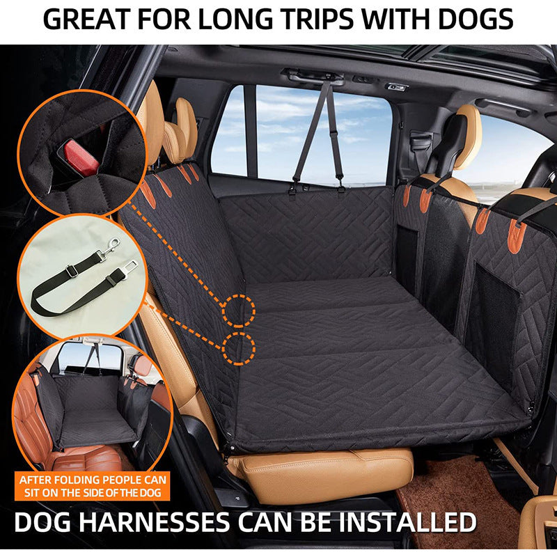 Travel-Proof Waterproof Dog Car Bed – Safe, Clean, and Cozy