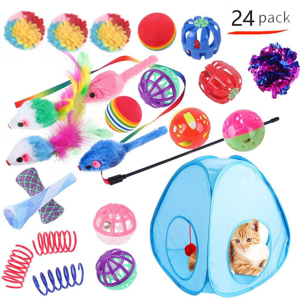 Self-Play Cat Tunnel – Ball-Chaser Channel Toy for Independent Entertainment